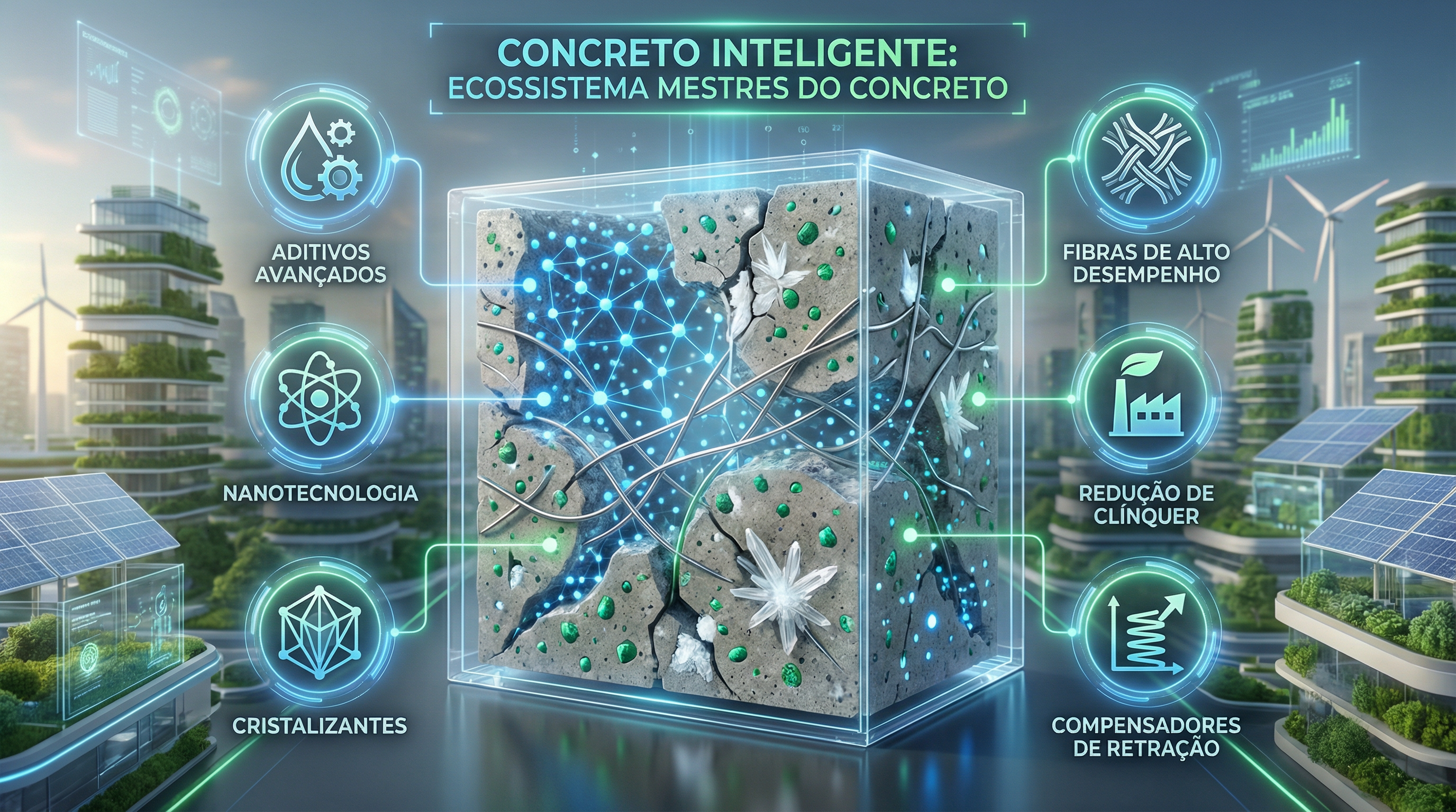 Concreto Inteligente e Sustentável: A Vanguarda da Construção Civil