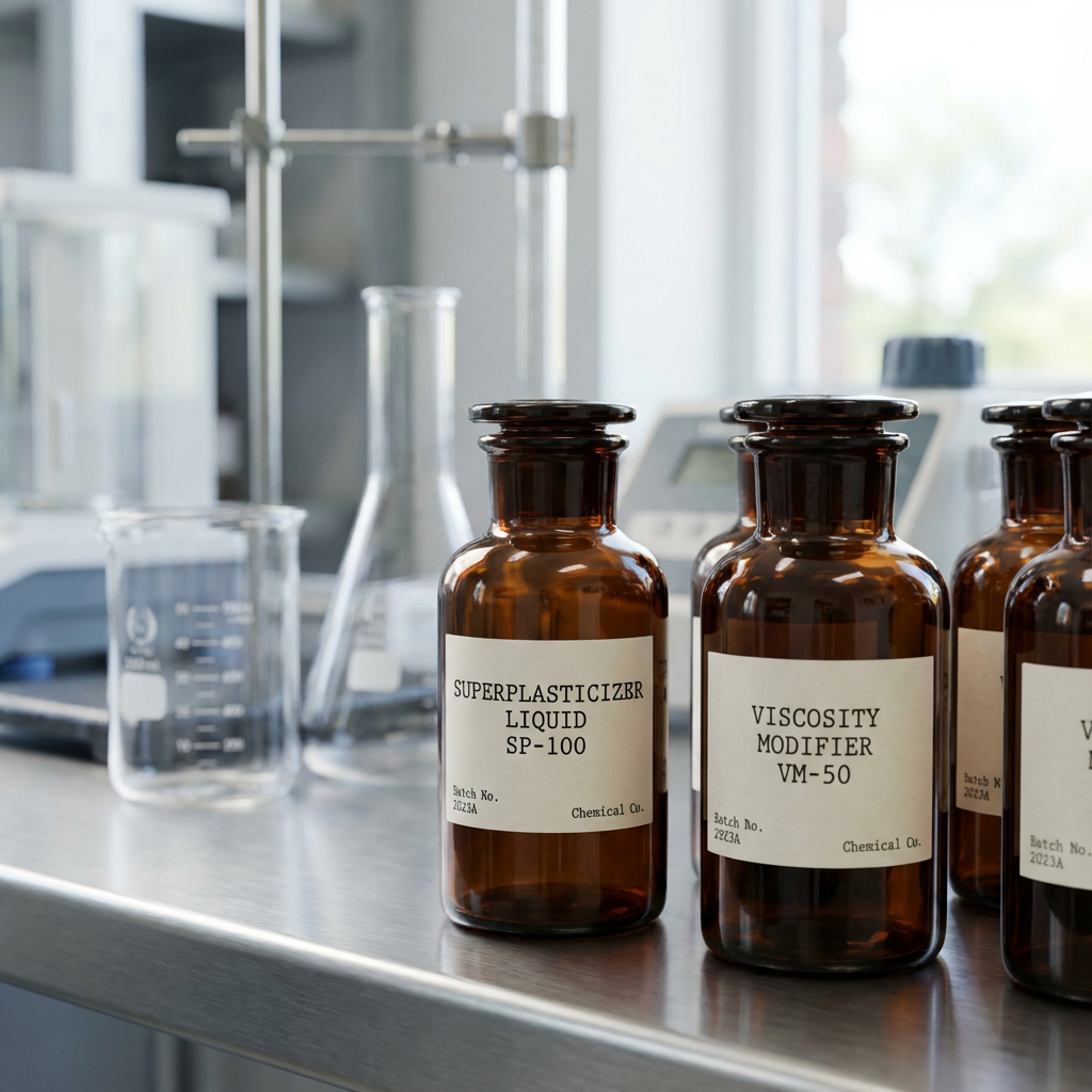 Superplastificante Base PCE - Insumo para concreto decorativo