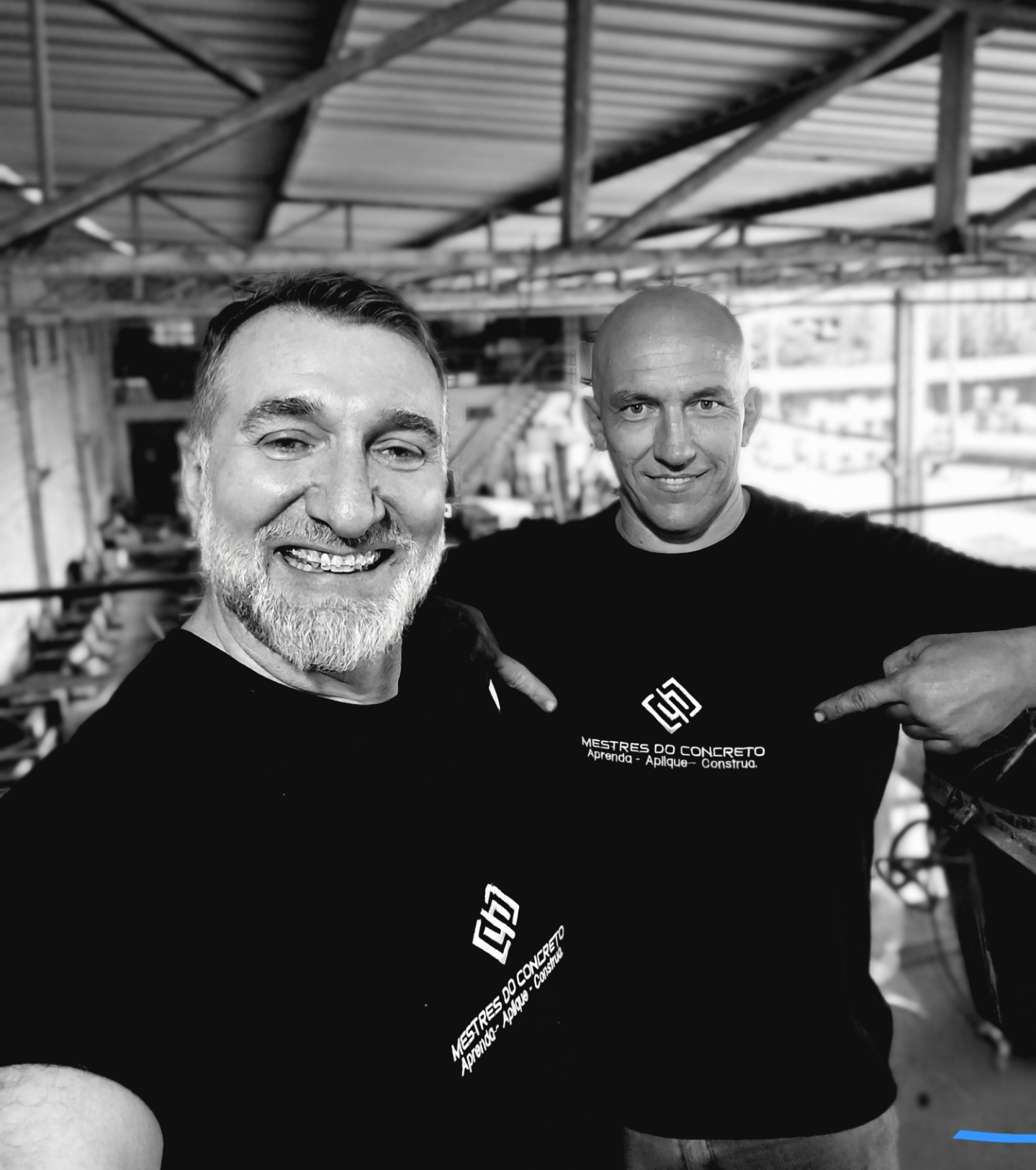 Julio Vechim e Vinicius - Fundadores do Mestres do Concreto