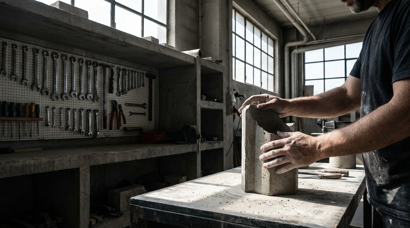 Curso Bancadas de Concreto GFRC - 25h de conteúdo